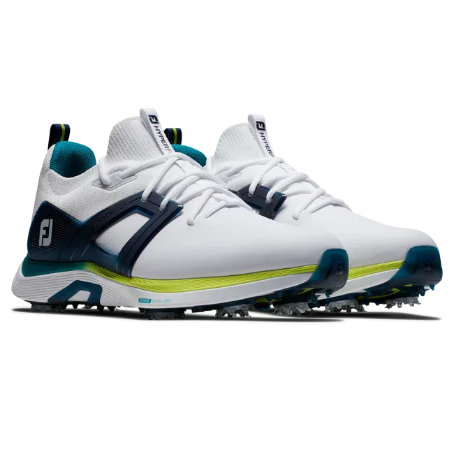 2023 Men's FootJoy Hyperflex Golf shoe - White/Lime/Navy