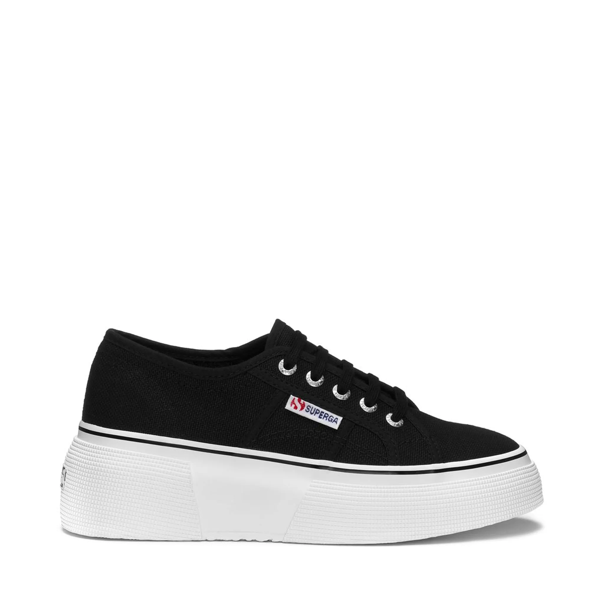 2287 Bubble Line Sneakers - Black White