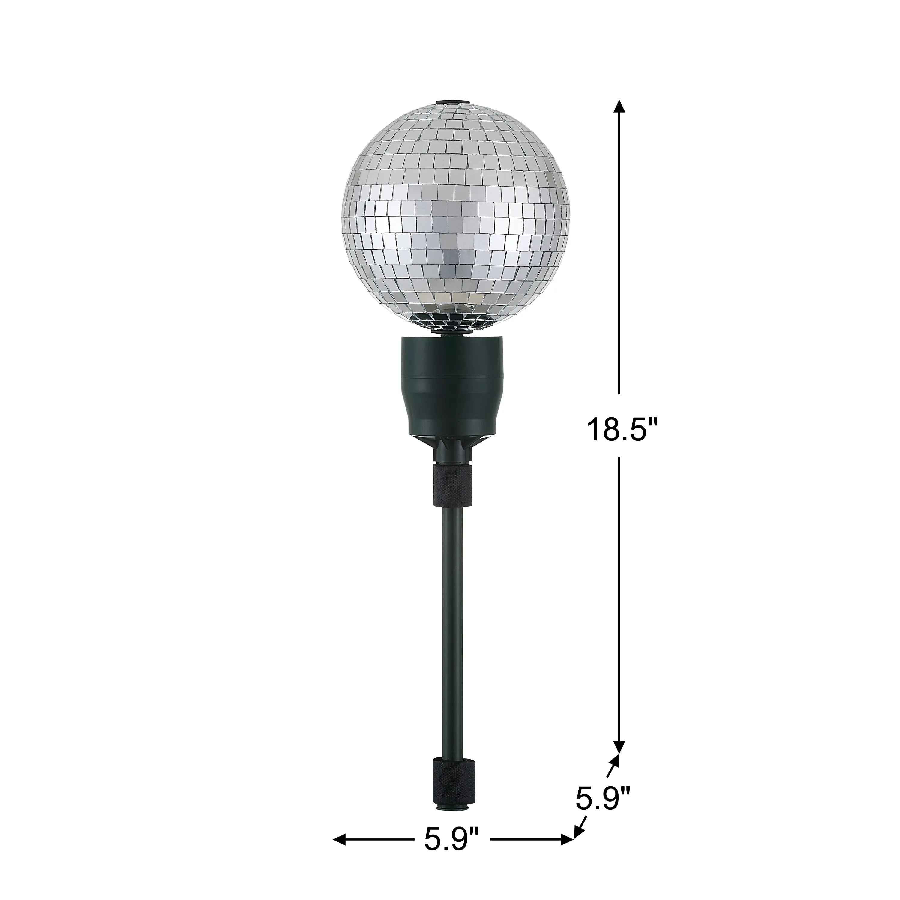 6 in. Animated Disco Ball Tree Topper