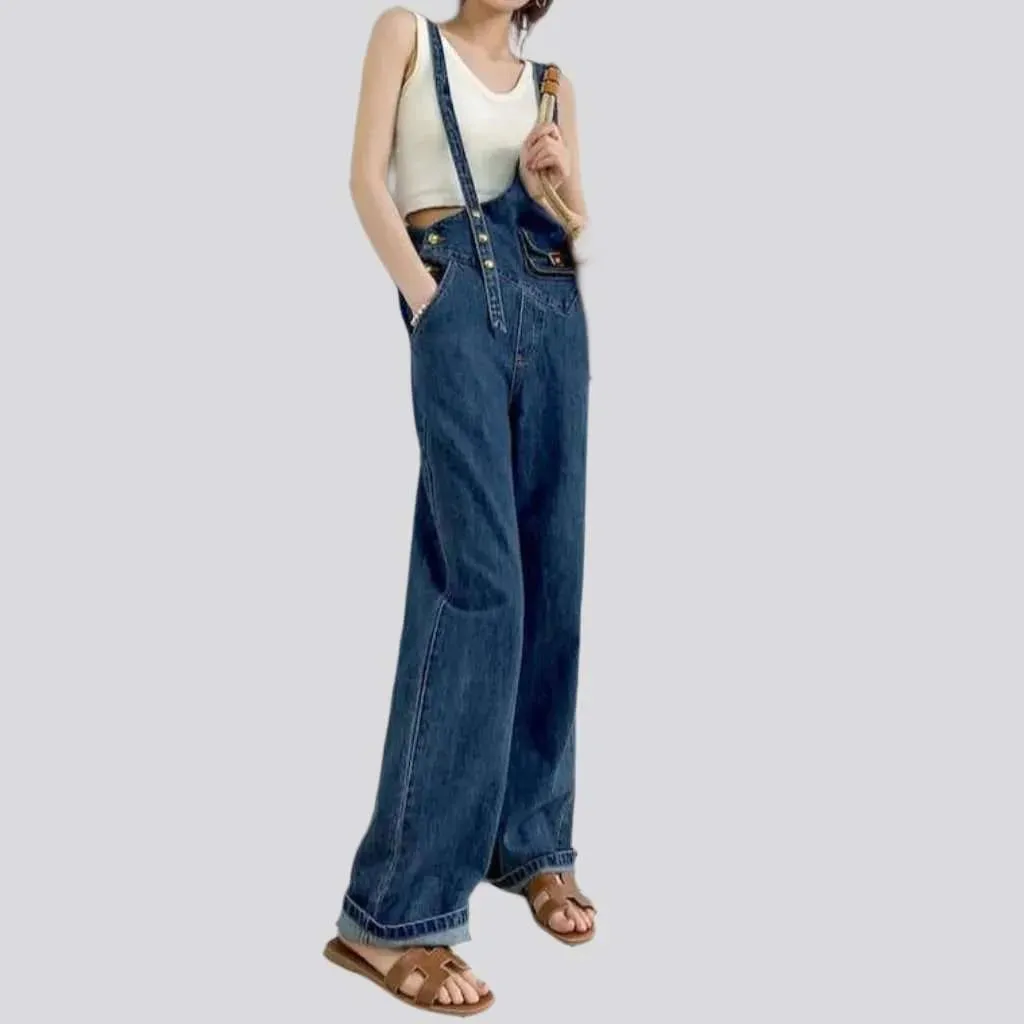 90s women's jean dungaree