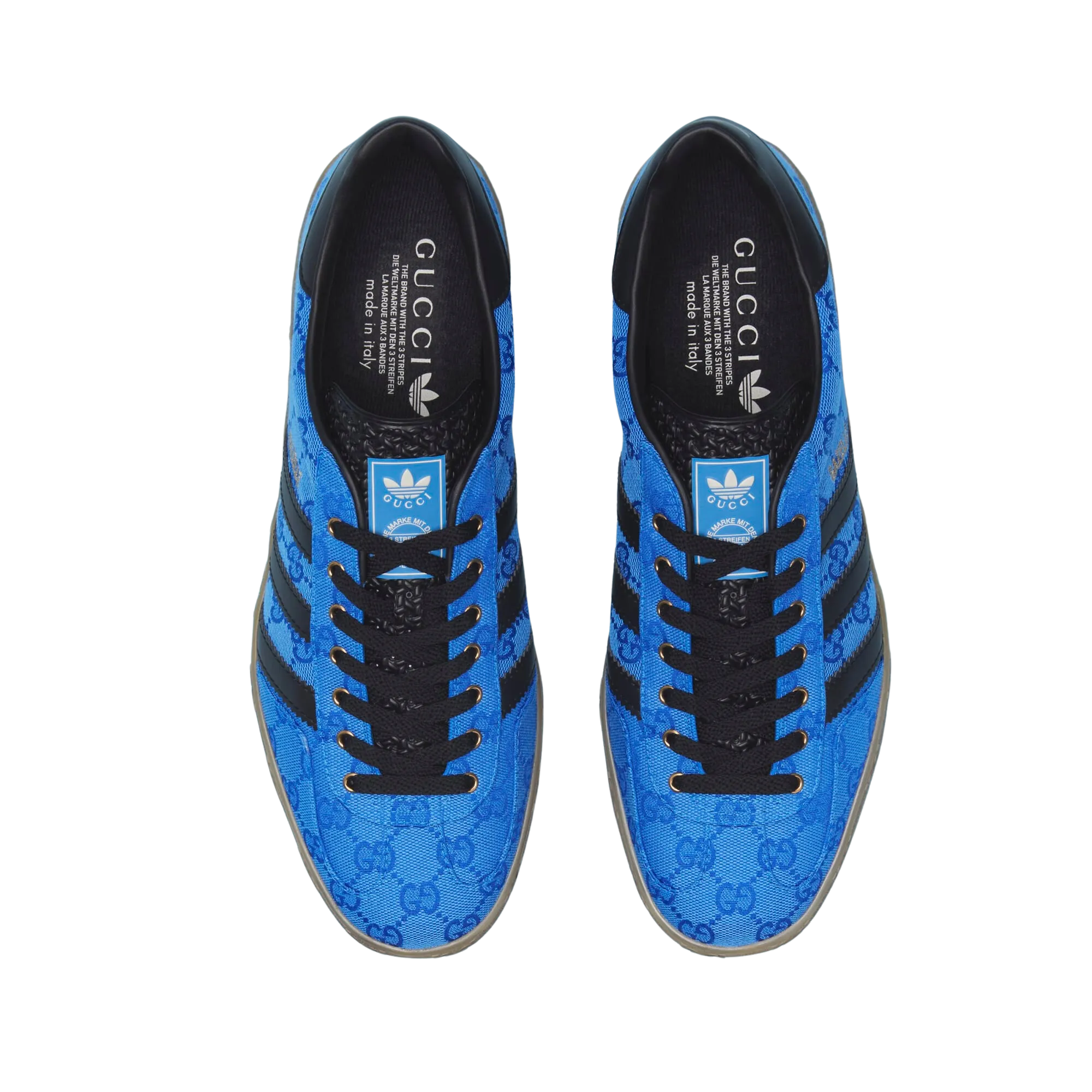 adidas x gucci gazelle blue black