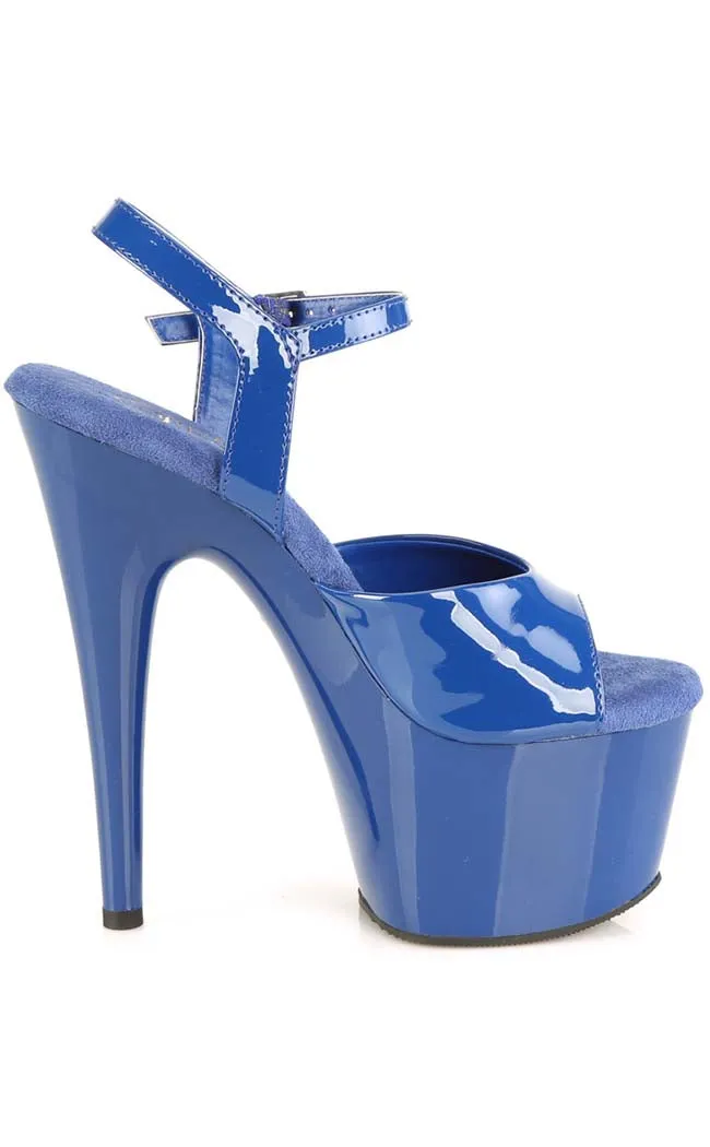 ADORE-709 Royal Blue Patent Heels