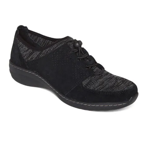 Aetrex Casey Lace Up (Women) - Black