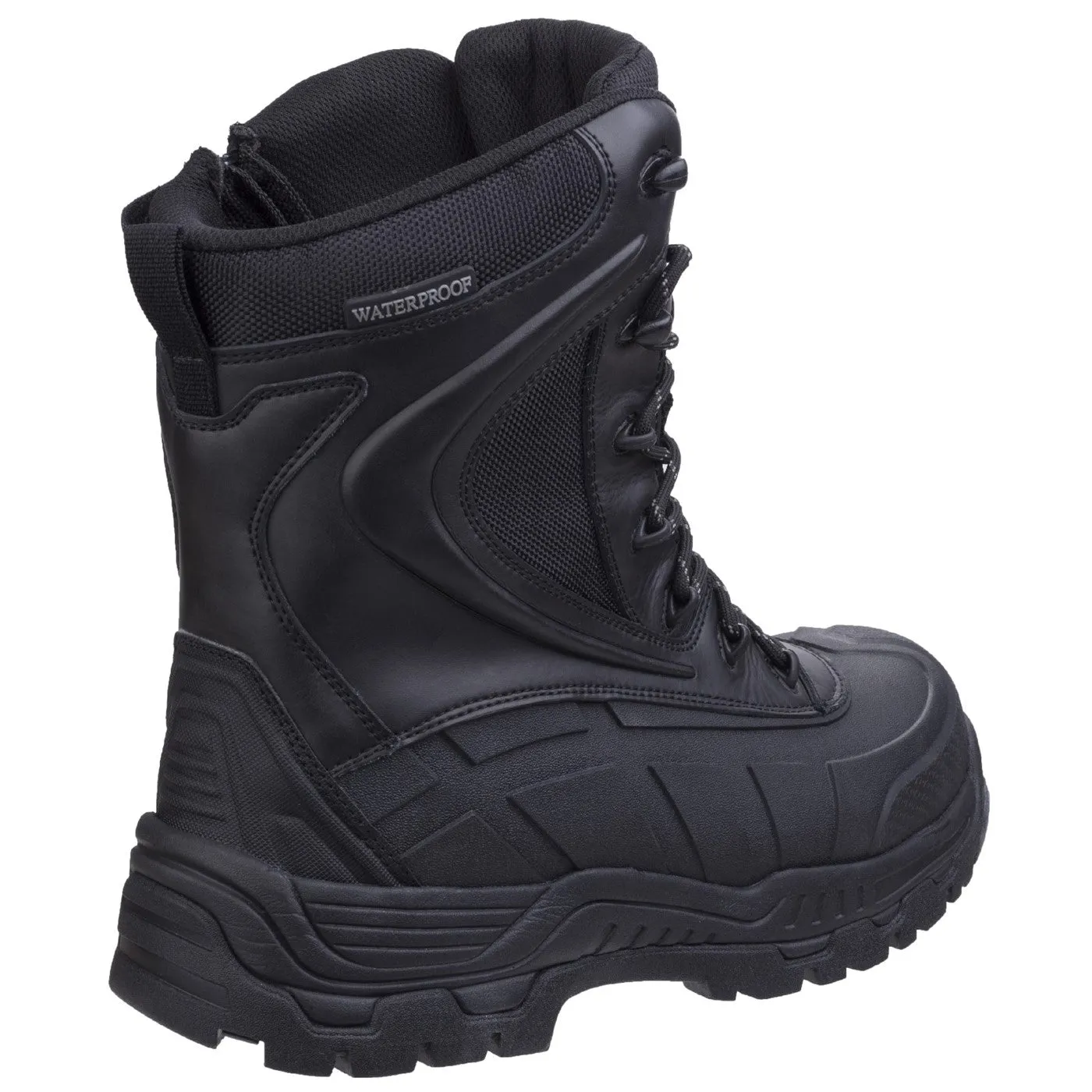 Amblers Safety AS440 Hybrid Metal Free Hi-leg Waterproof Safety Boot SBH Black