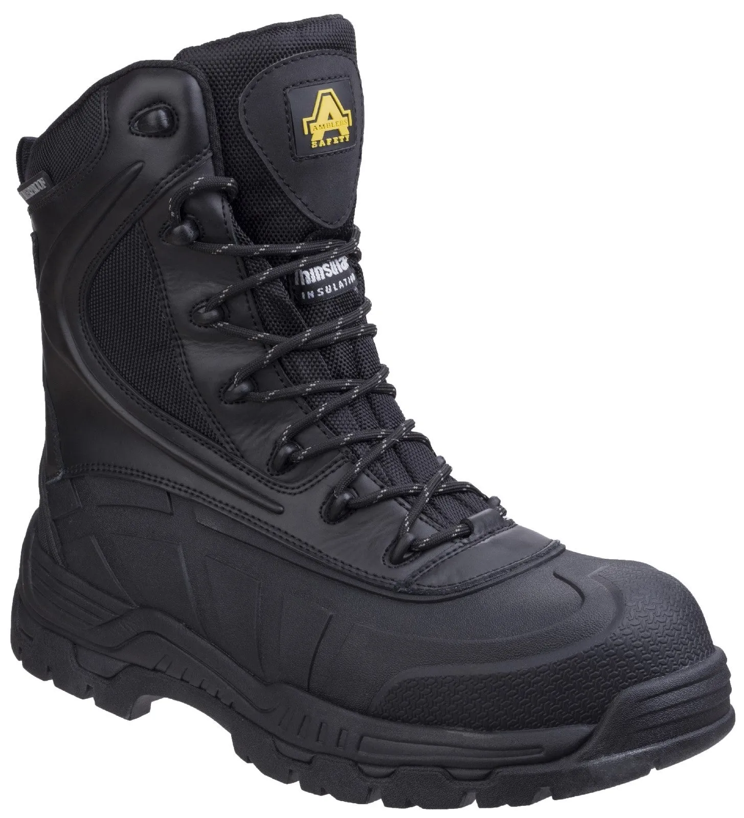 Amblers Safety AS440 Hybrid Metal Free Hi-leg Waterproof Safety Boot SBH Black