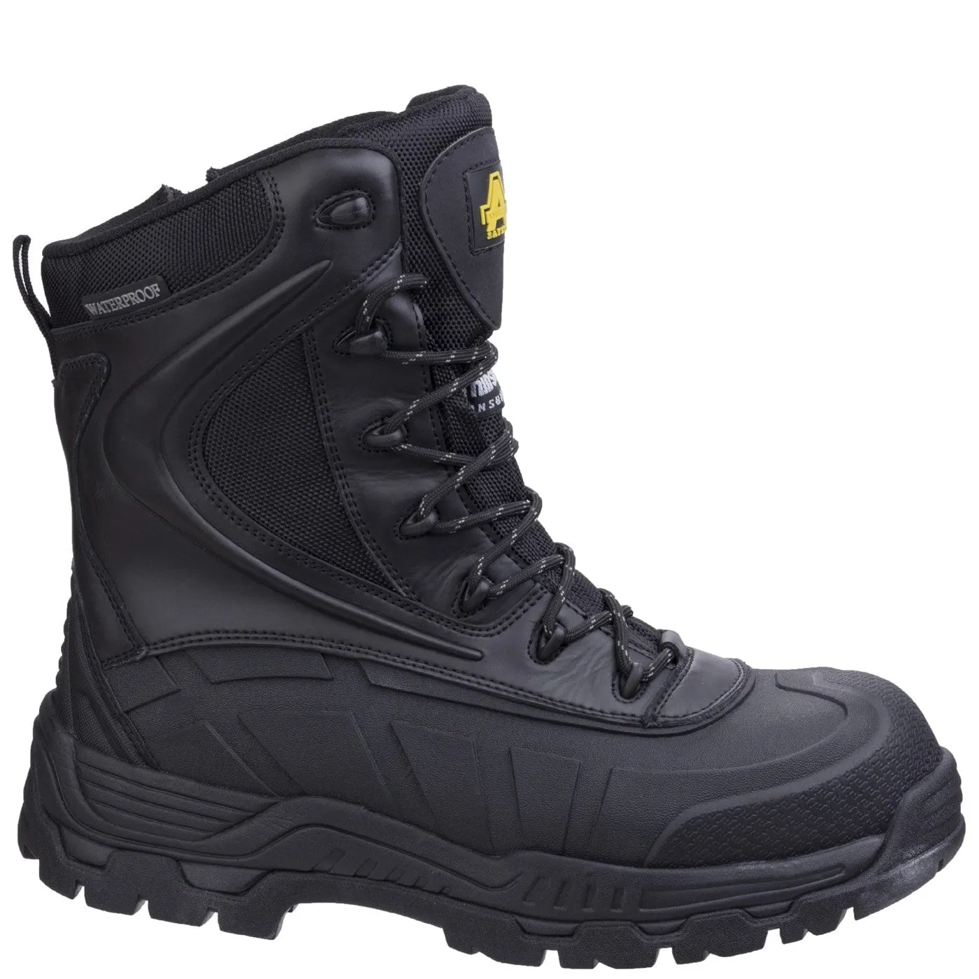 Amblers Safety AS440 Hybrid Metal Free Hi-leg Waterproof Safety Boot SBH Black