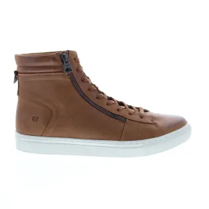 Andrew Marc Remsen AMREMSL-801 Mens Brown Leather Lifestyle Sneakers Shoes