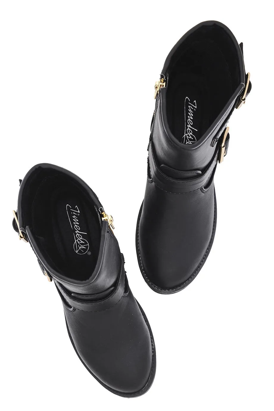 ANDRIE Black Ankle Boots