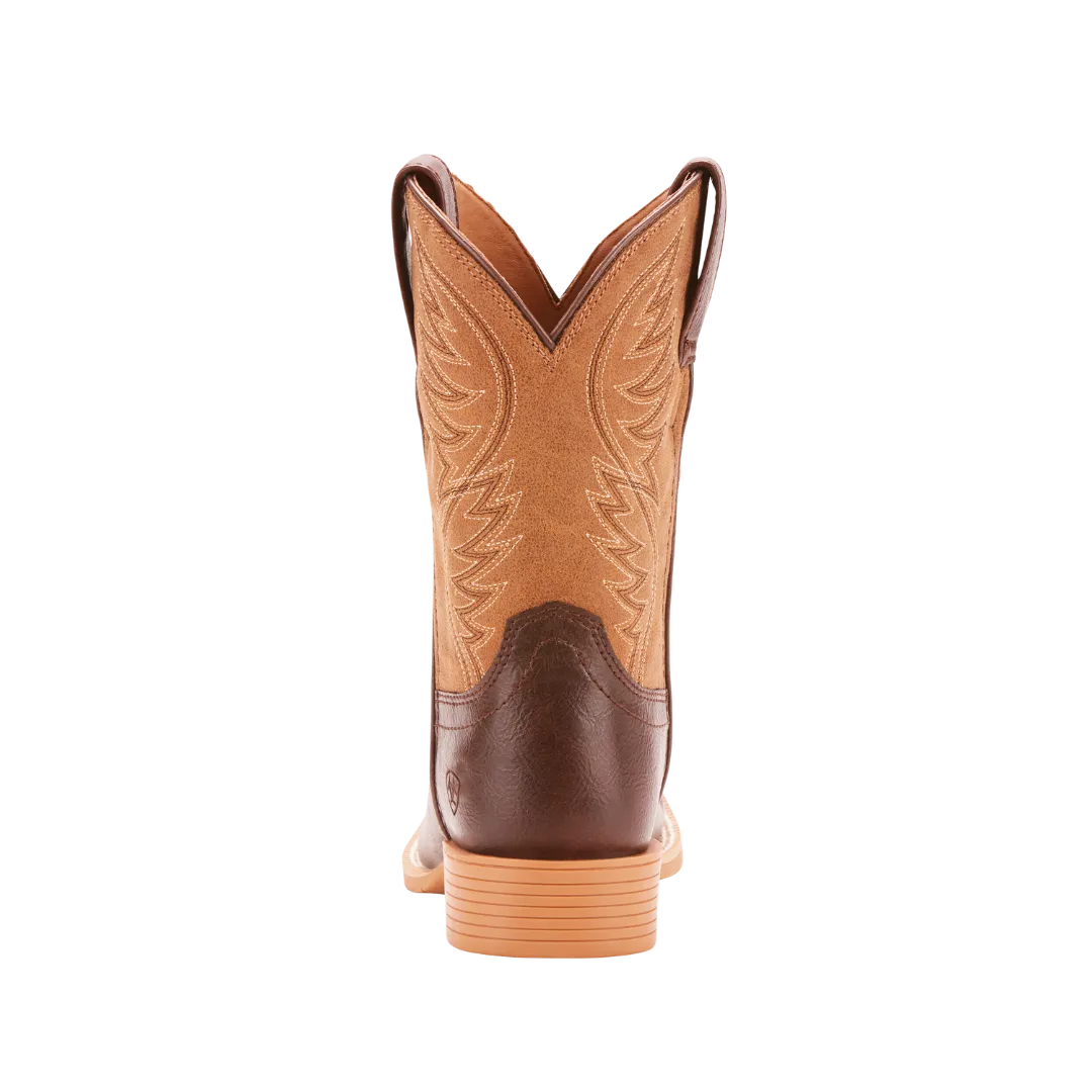 Ariat Kid's Brown Tan Leather Western Boots