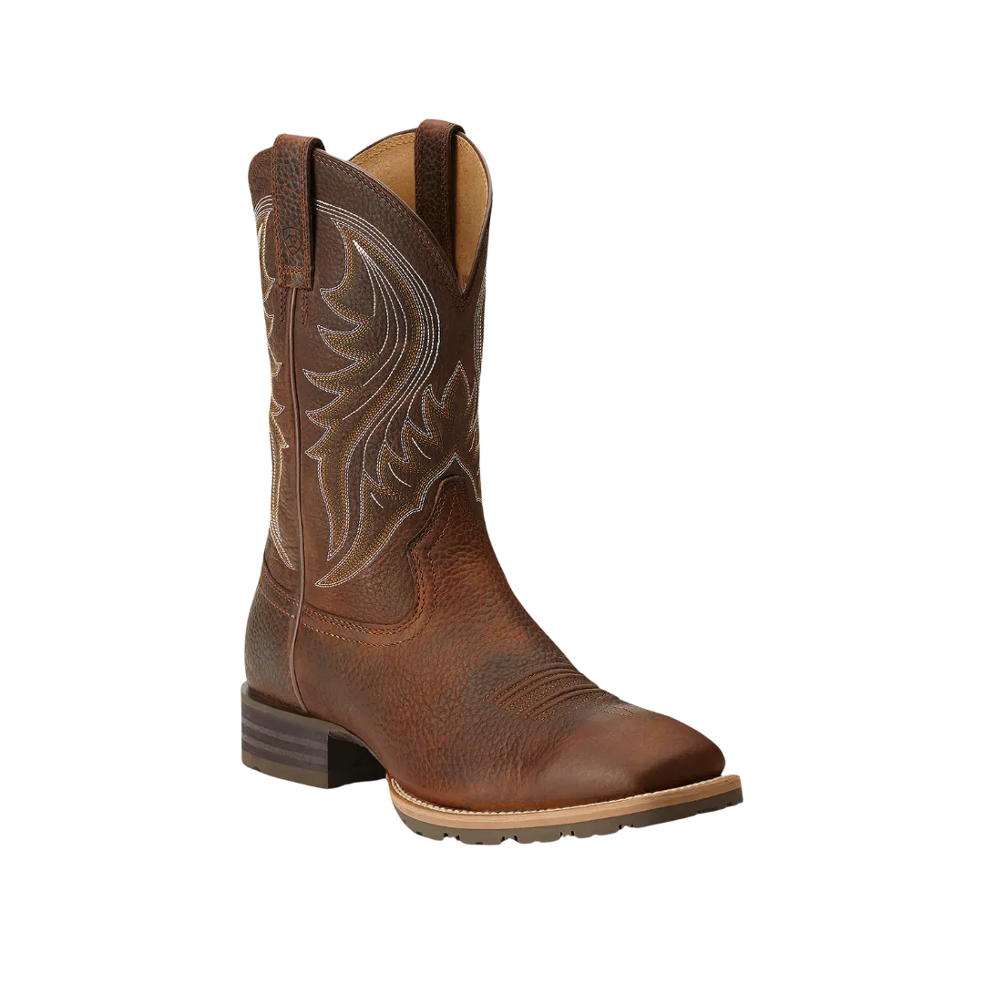 Ariat Men's Hybrid Rancher Brown Oiled Rowdy Boots