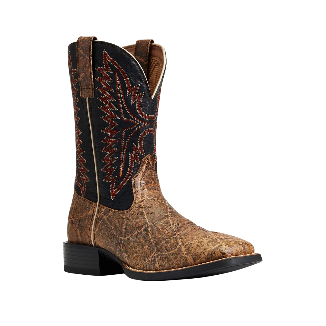 Ariat Men's Sport Smokewagon Western Grizzly Elephant Print Boots