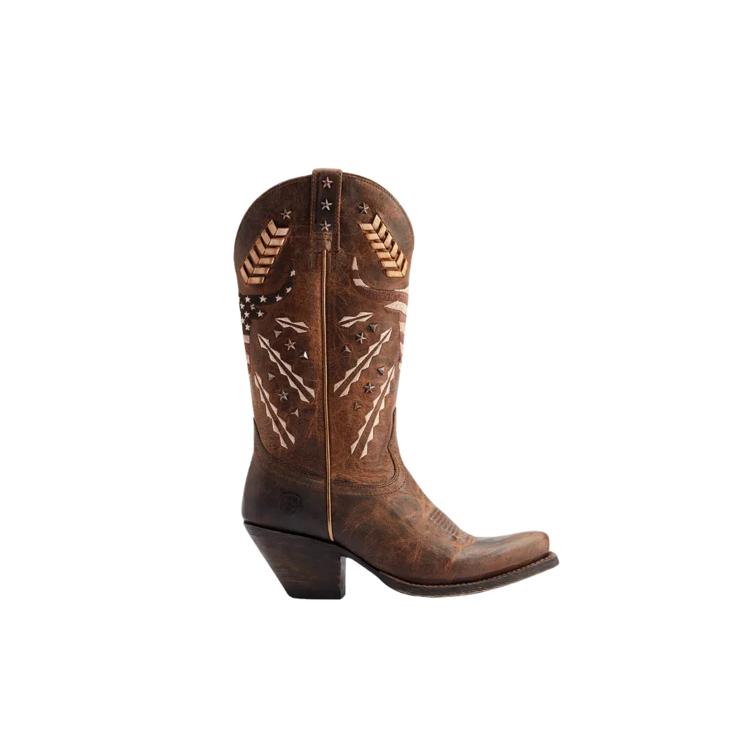 Ariat Women's Circuit Americana Rhino Tan Western Boots