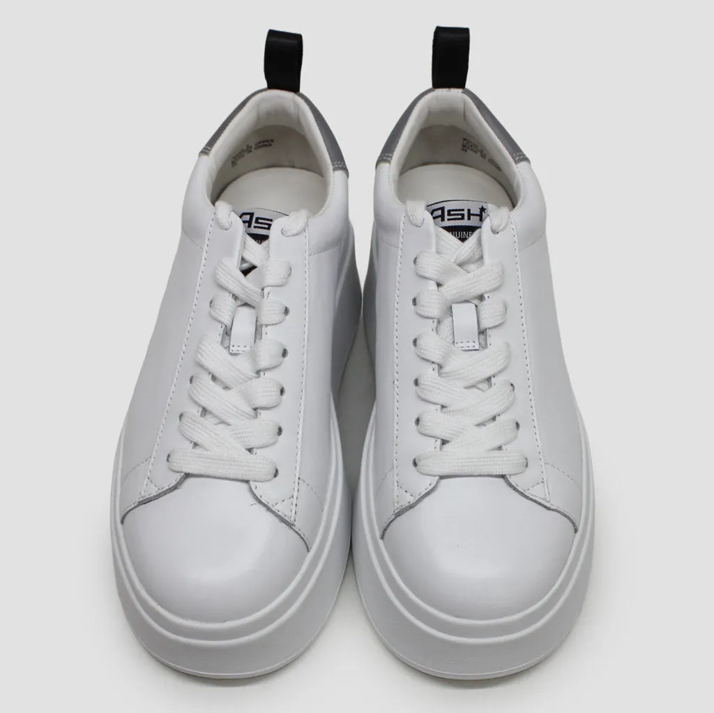 As-Move Leather Platform Sneakers Shoes - UK 5