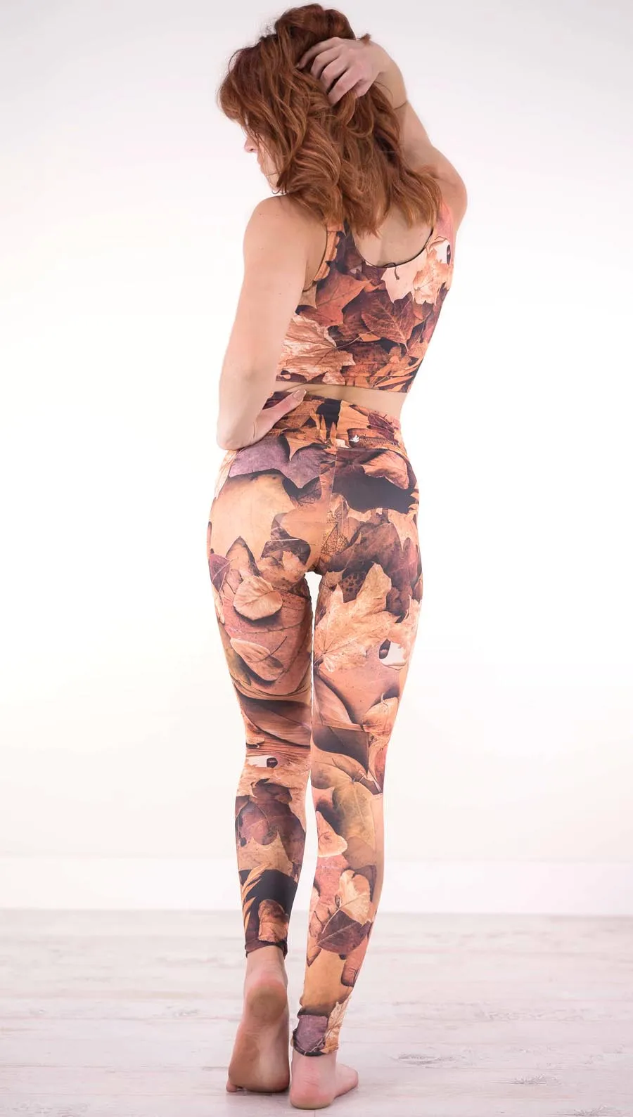 Autumn Leaves - Athleisure Leggings - CUSTOM ORDER