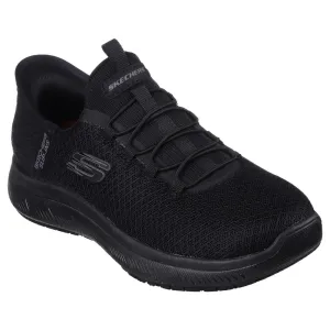 BA066-41 Skechers Womens Summit SR Sip Ons Black Size 41