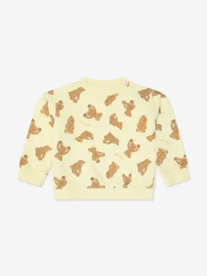 Baby AOP PA Bears Sweatshirt in Yellow