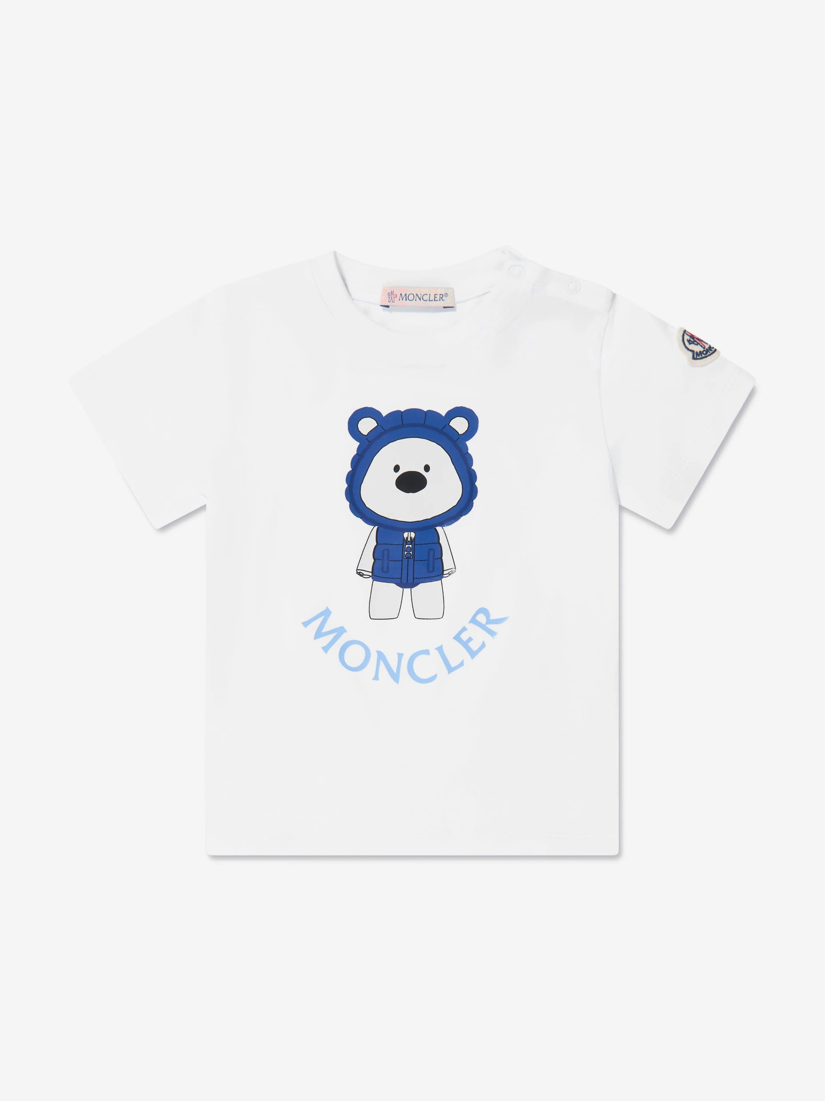 Baby Bear Print T-Shirt in White