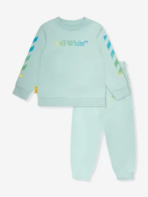 Baby Boys Arrow Rainbow Tracksuit in Bl