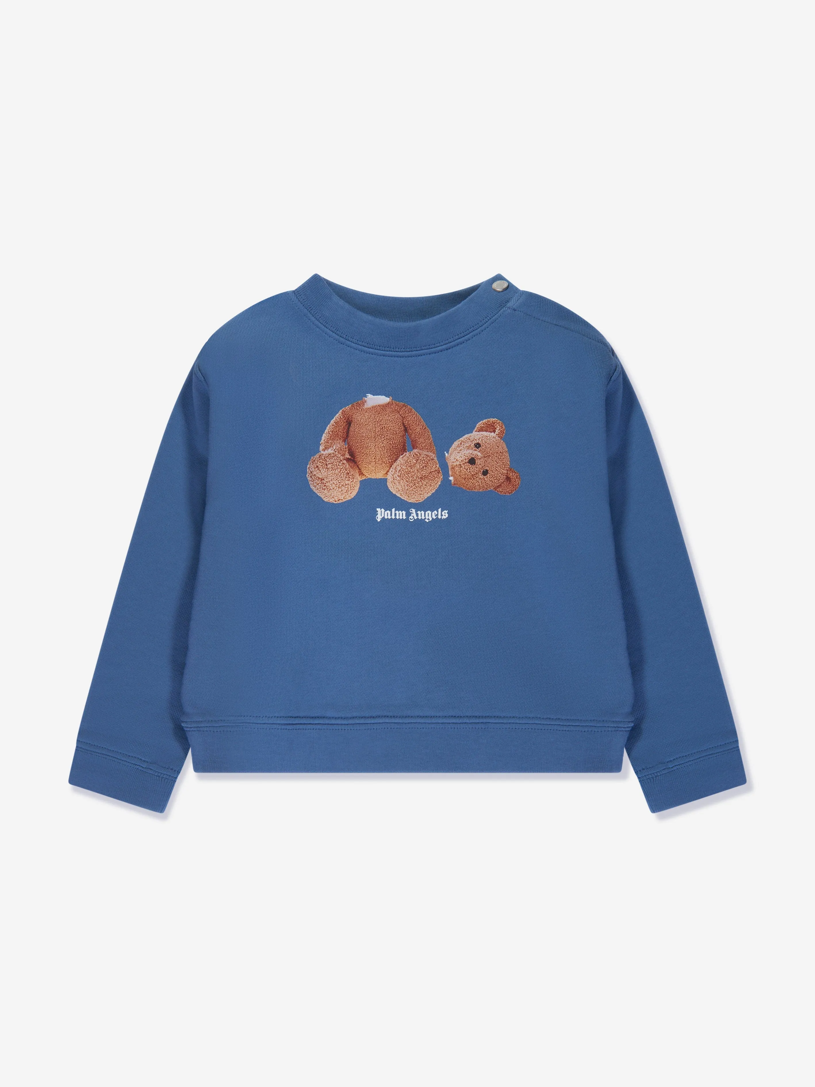 Baby Boys Bear Sweatshirt in Blue