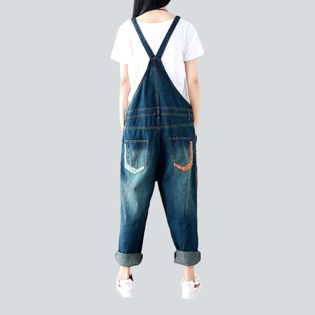 Baggy jeans dungaree for ladies