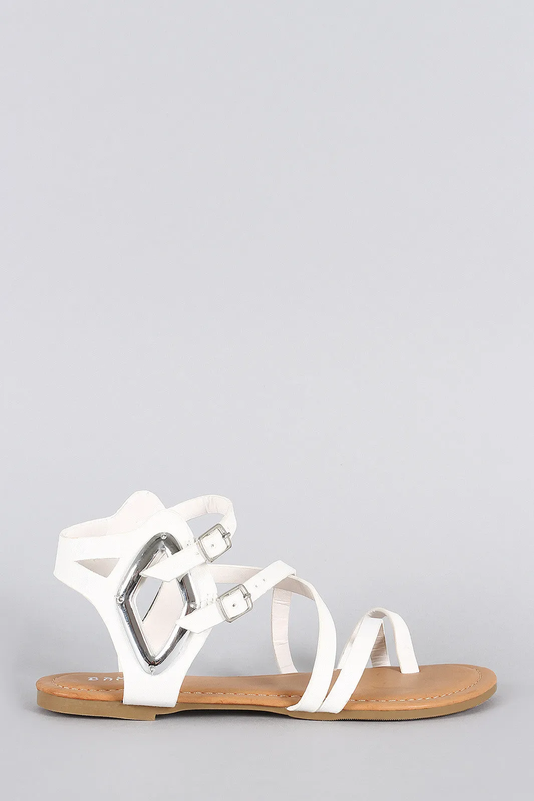 Bamboo Intertwined Straps Diamond Sandal