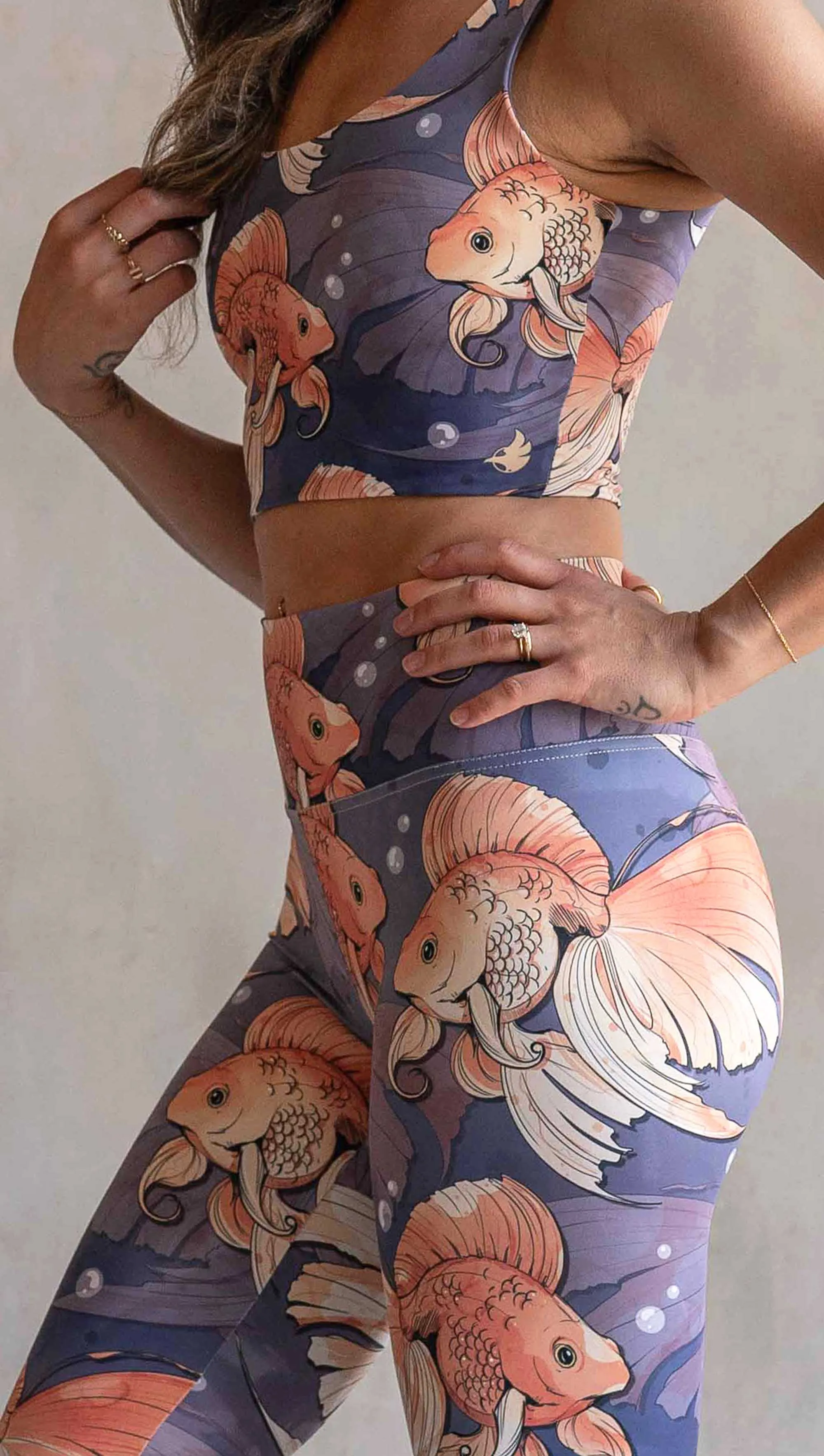 Be a Goldfish - Athleisure Leggings