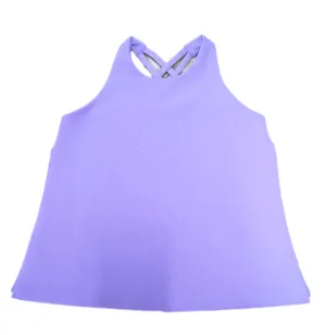 Be Elizabeth - Cross Back Lavender Athleisure Top