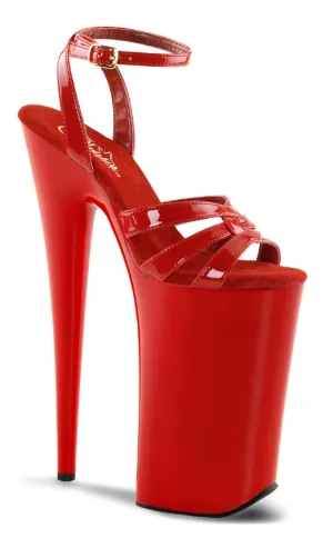 BEYOND-012 Red Patent 10 Inch Heels