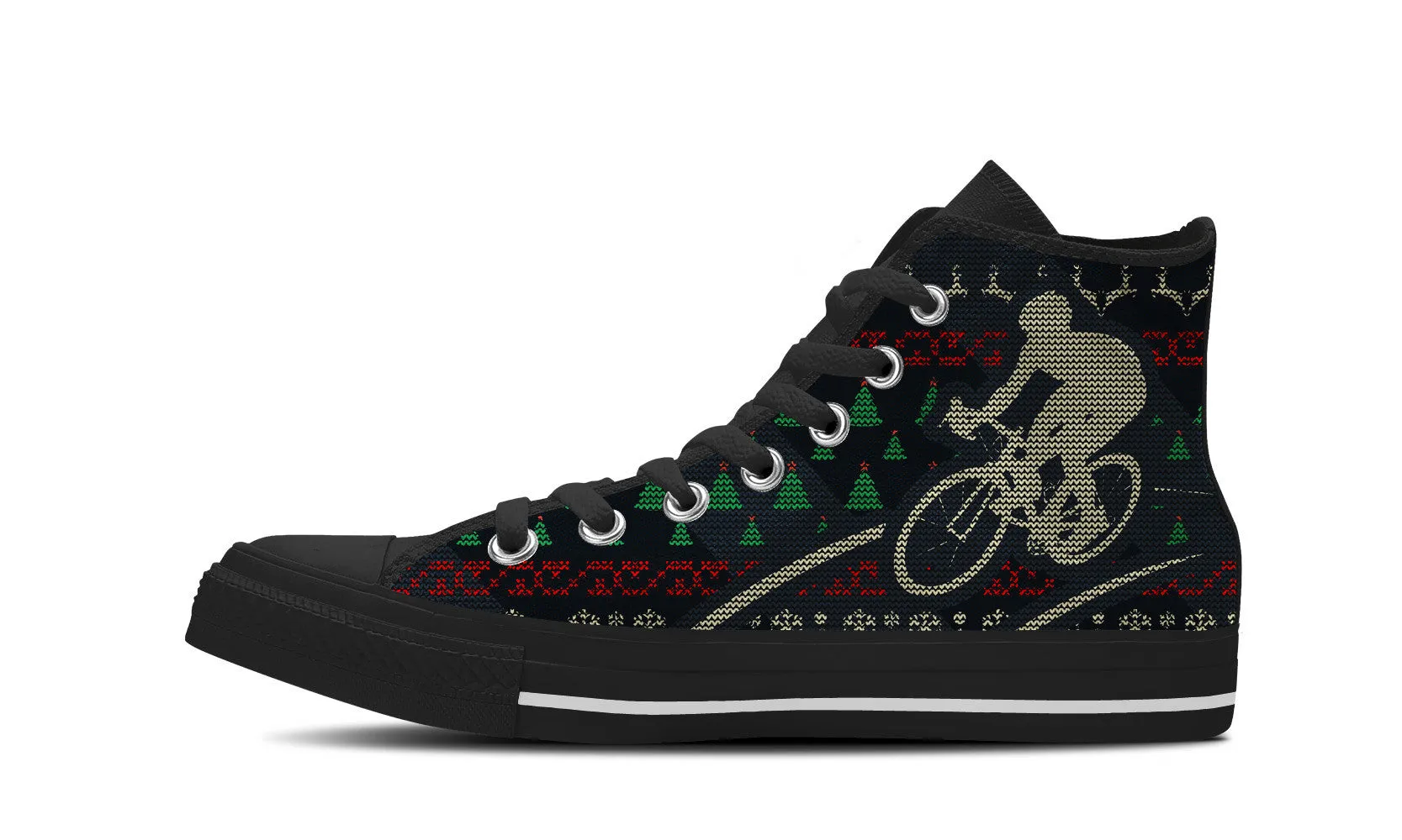 Bicycle Ugly Christmas Shoes