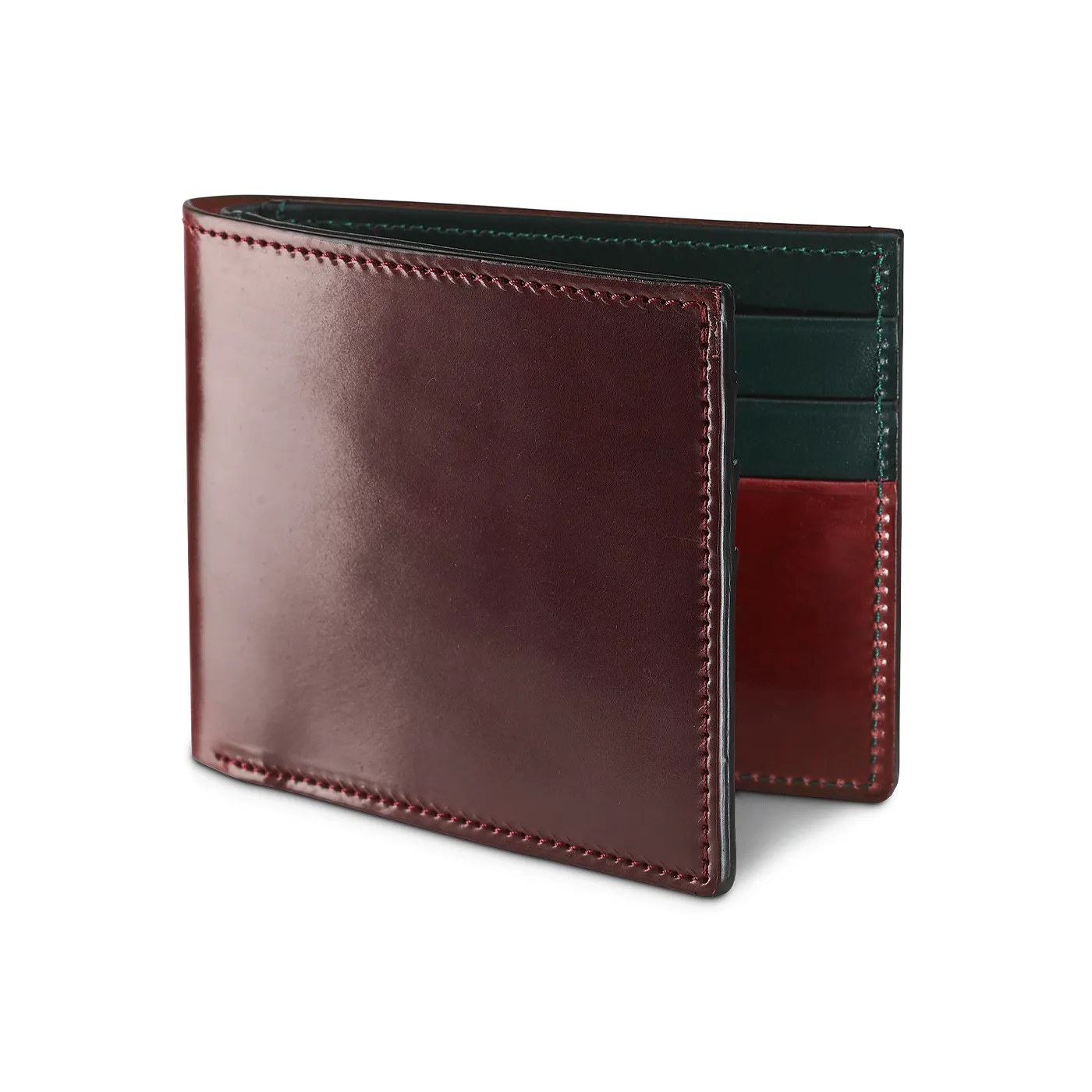 Billfold Wallet Burgundy Cordovan