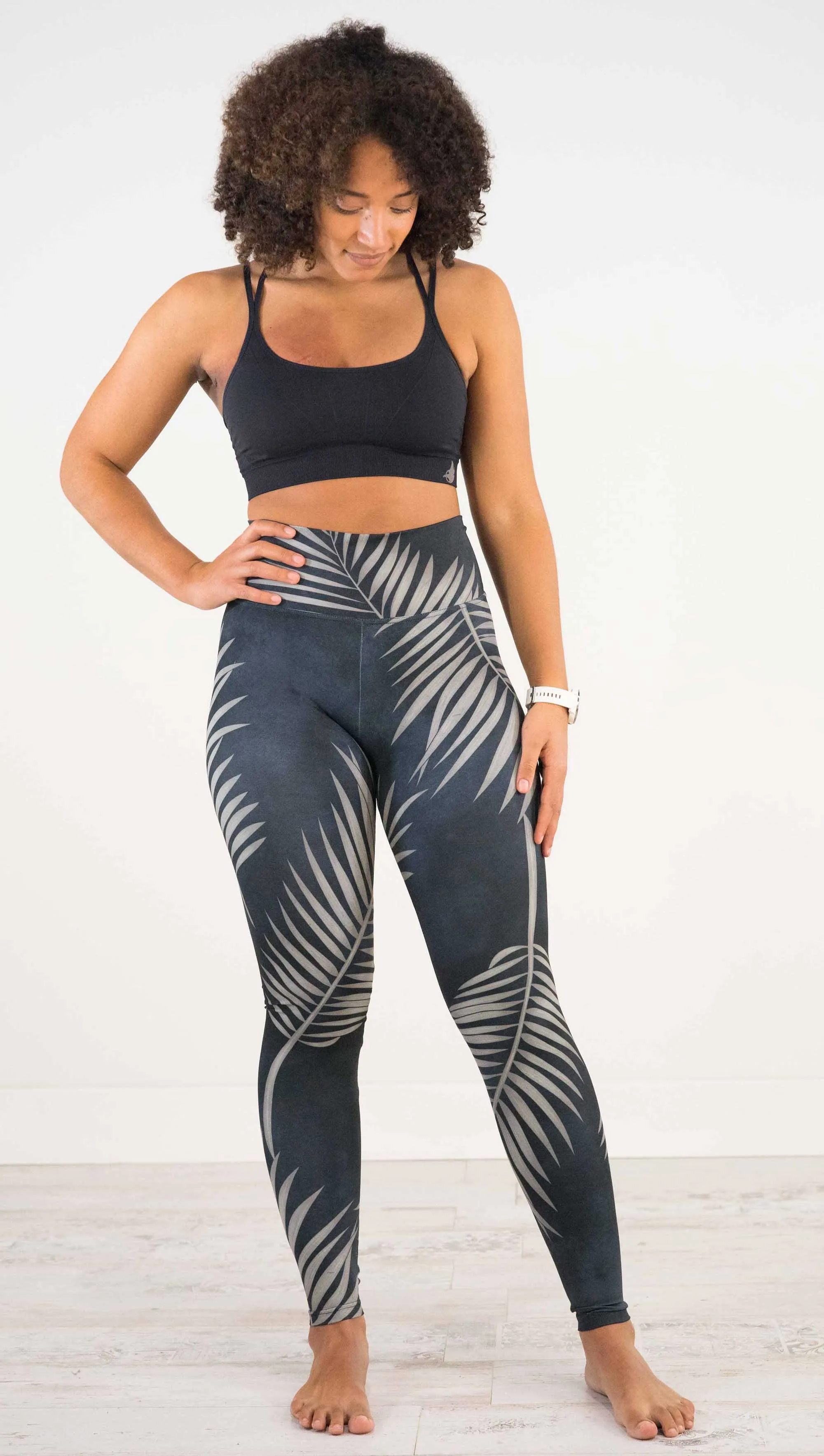 Black Palms - Athleisure Leggings - CUSTOM ORDER