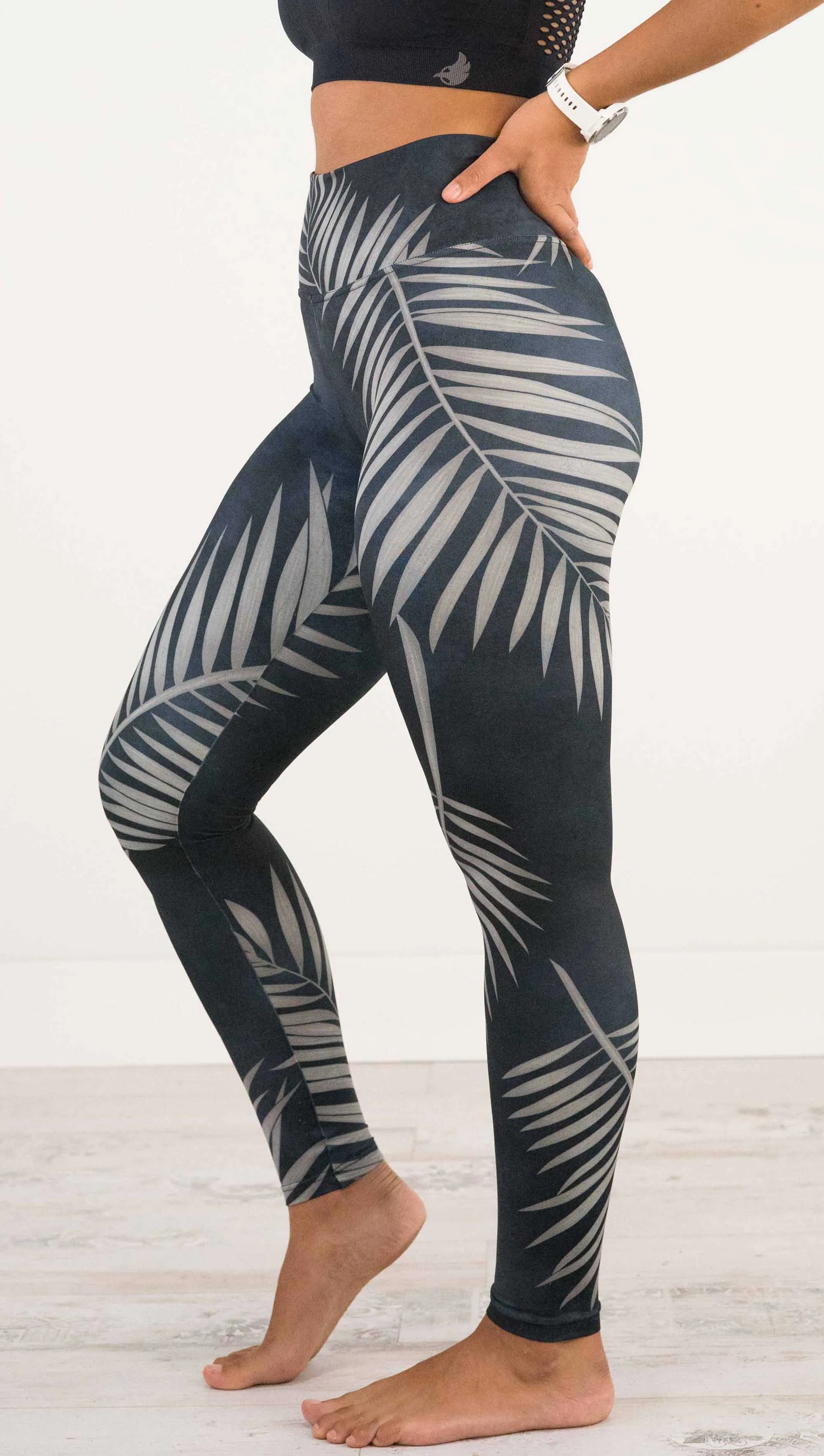 Black Palms - Athleisure Leggings - CUSTOM ORDER