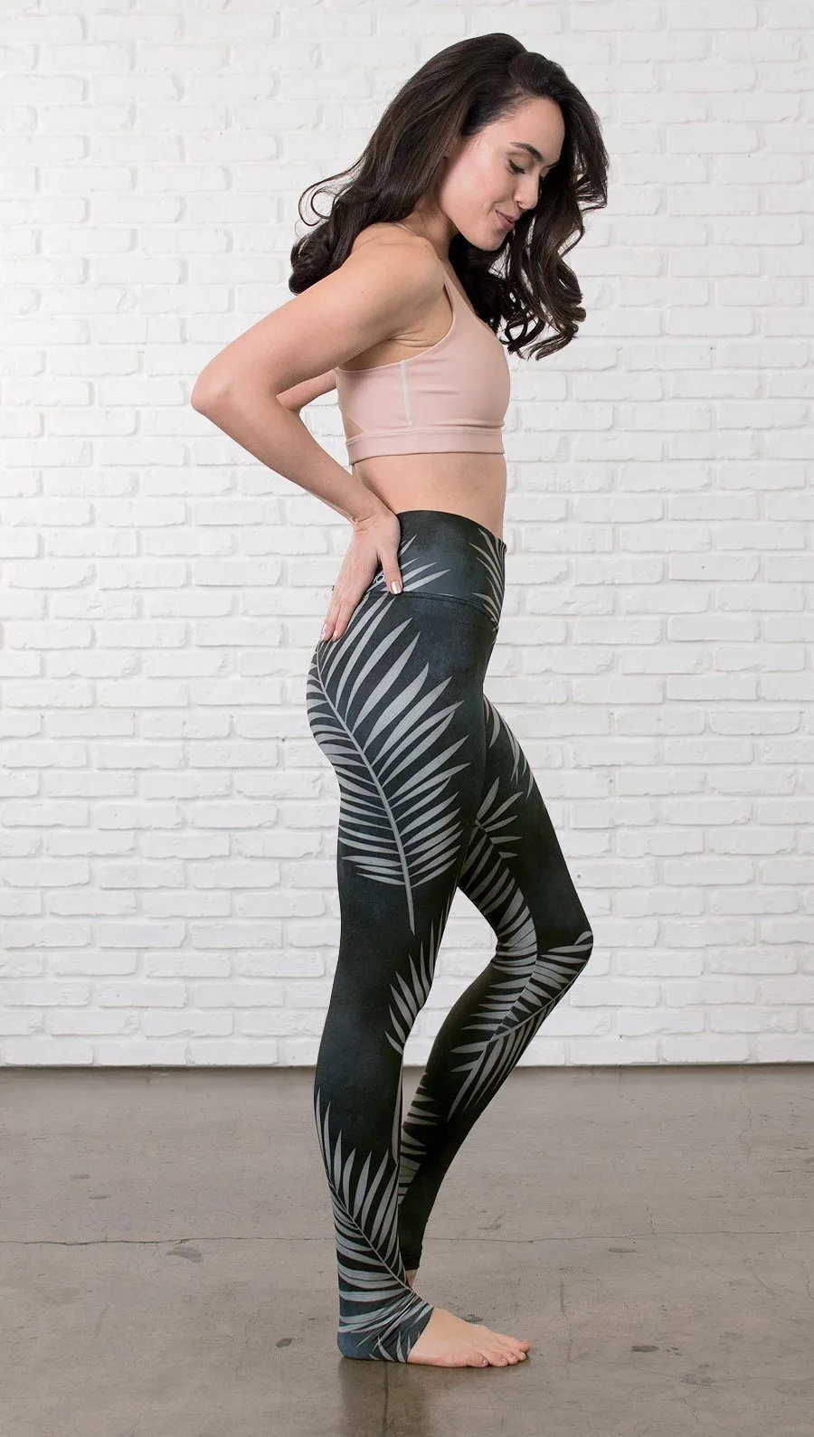 Black Palms - Athleisure Leggings - CUSTOM ORDER