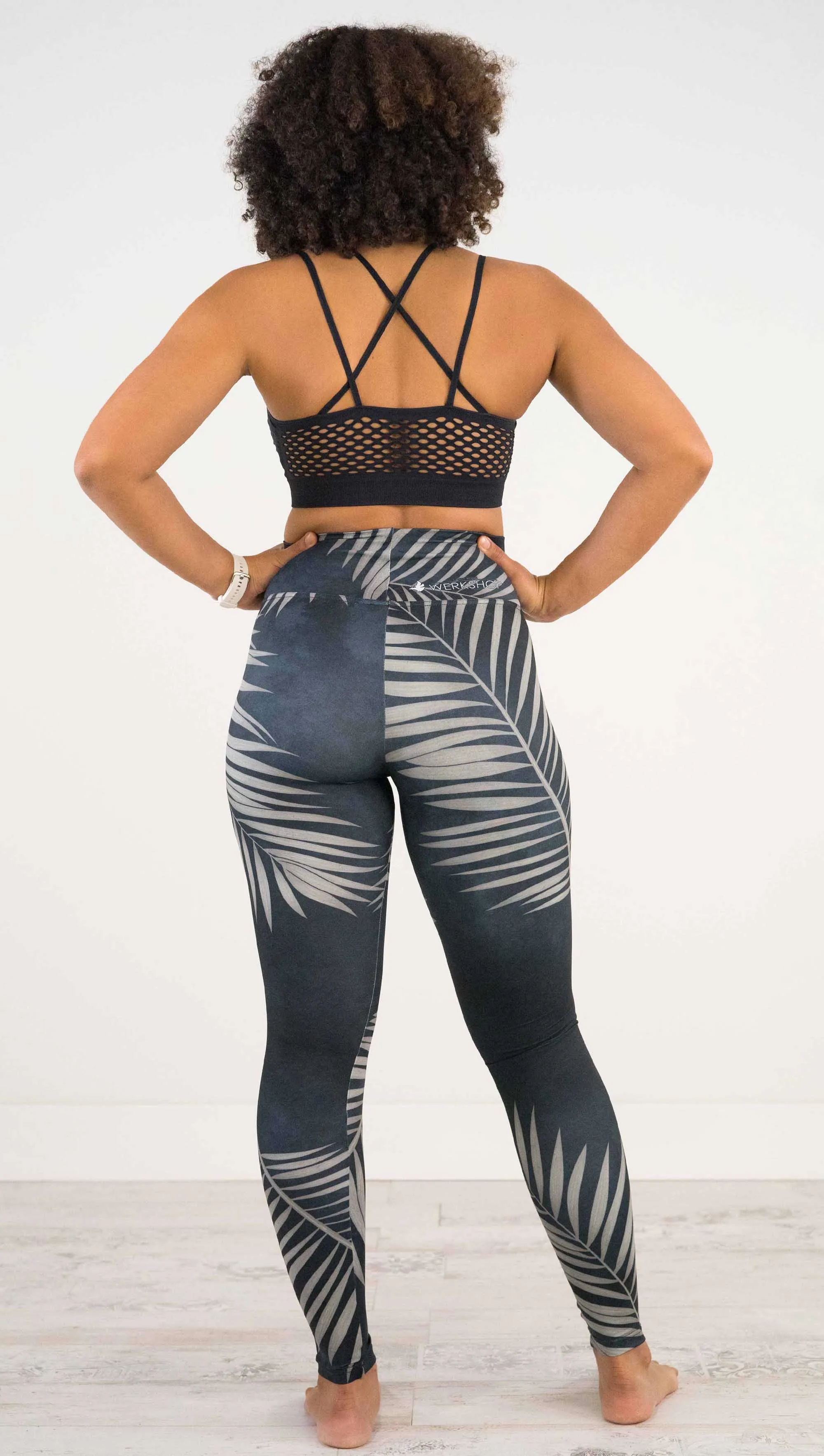 Black Palms - Athleisure Leggings - CUSTOM ORDER