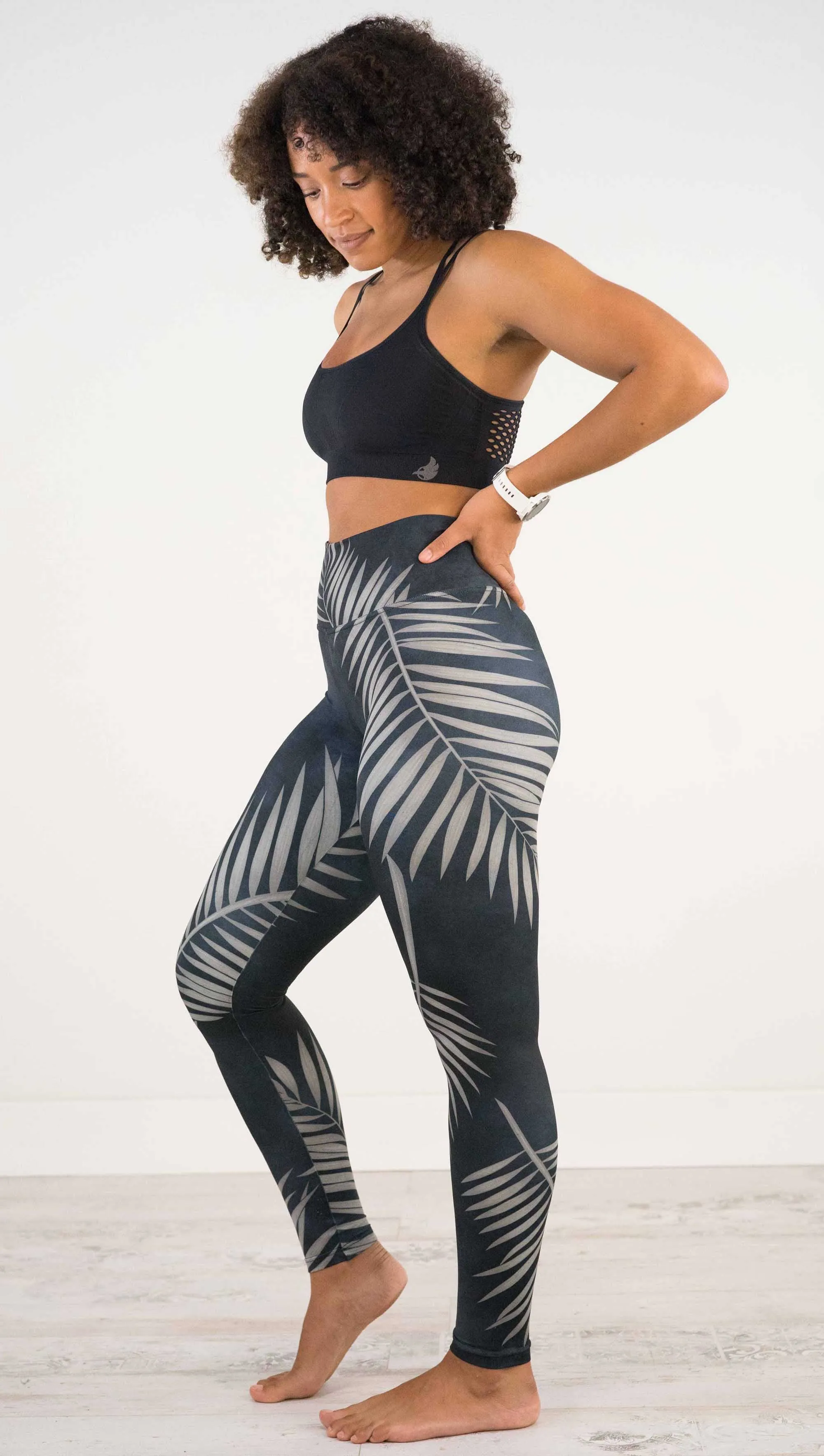 Black Palms - Athleisure Leggings - CUSTOM ORDER