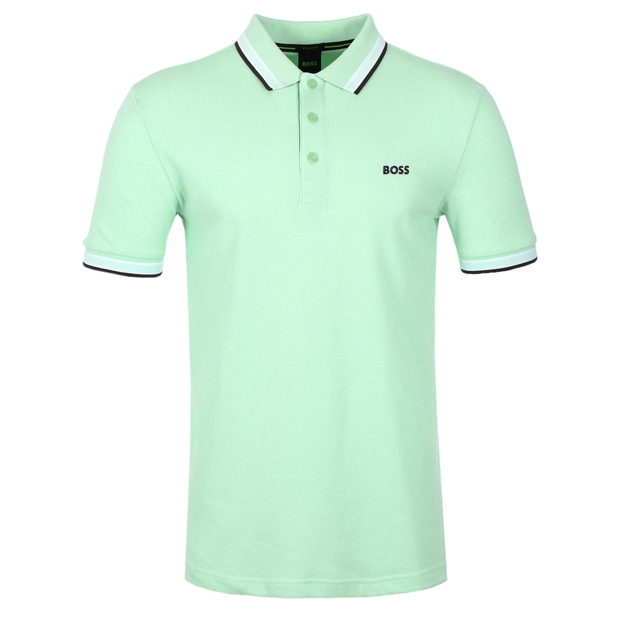 BOSS Paddy Polo Shirt in Open Green