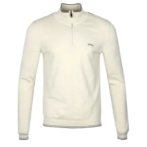 BOSS Zitom W22 Knitwear in Open White