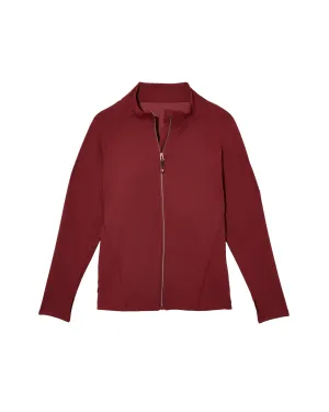 Cascade Training Athleisure Jacket | Burgundy