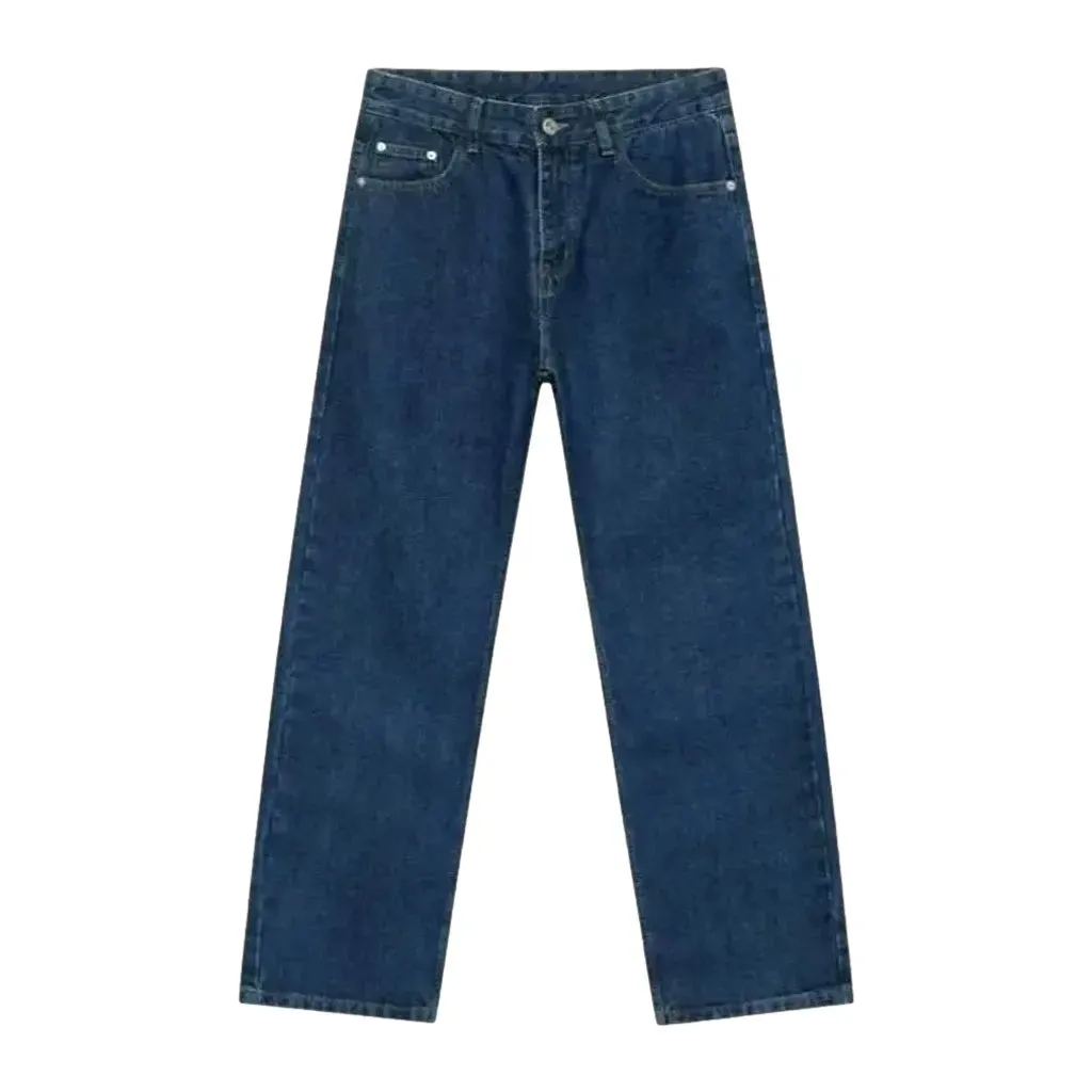 Casual mid waist jeans for men