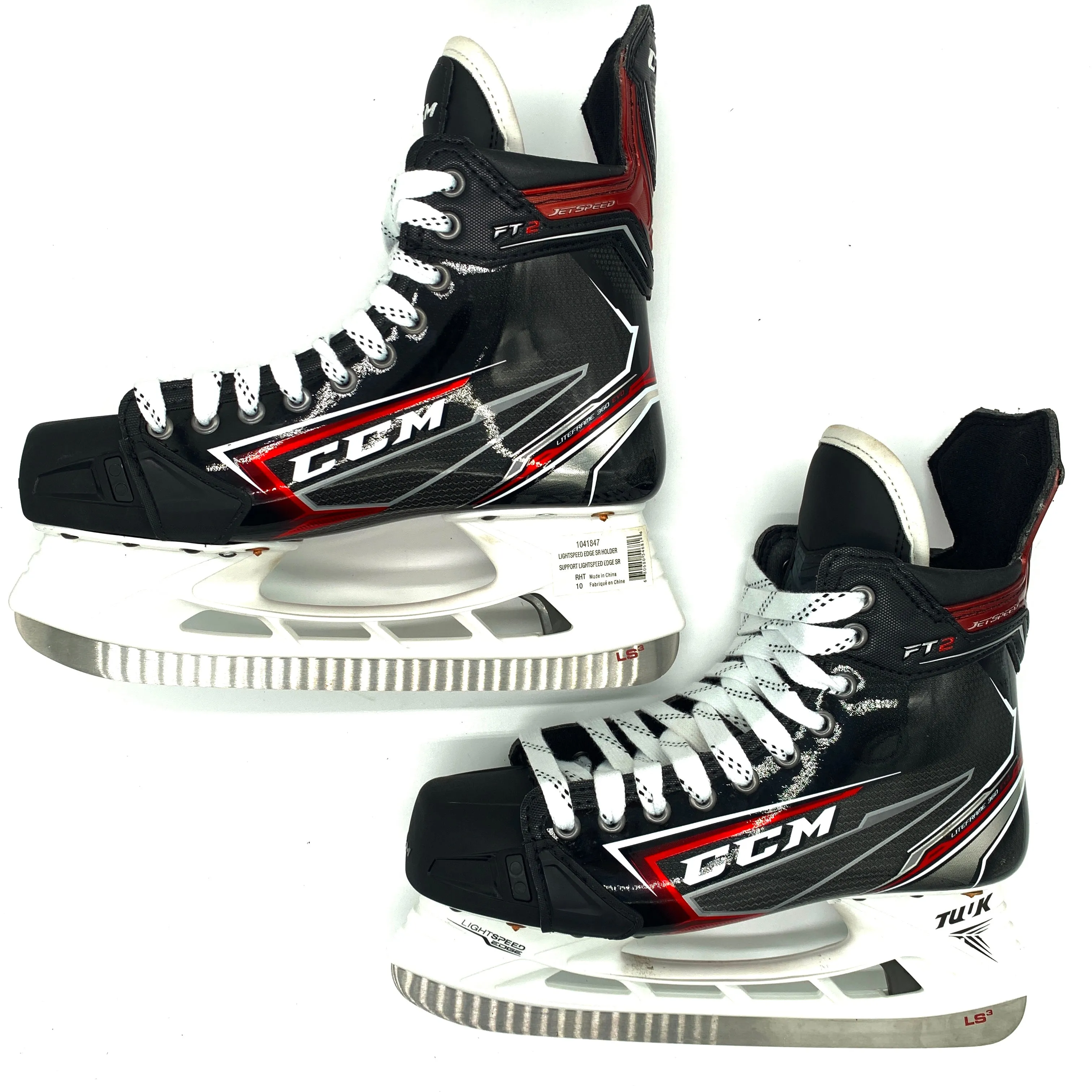 CCM Jetspeed FT2 - Pro Stock Hockey Skates - Size L9.5D/R9.75D - Arthur Kaliyev