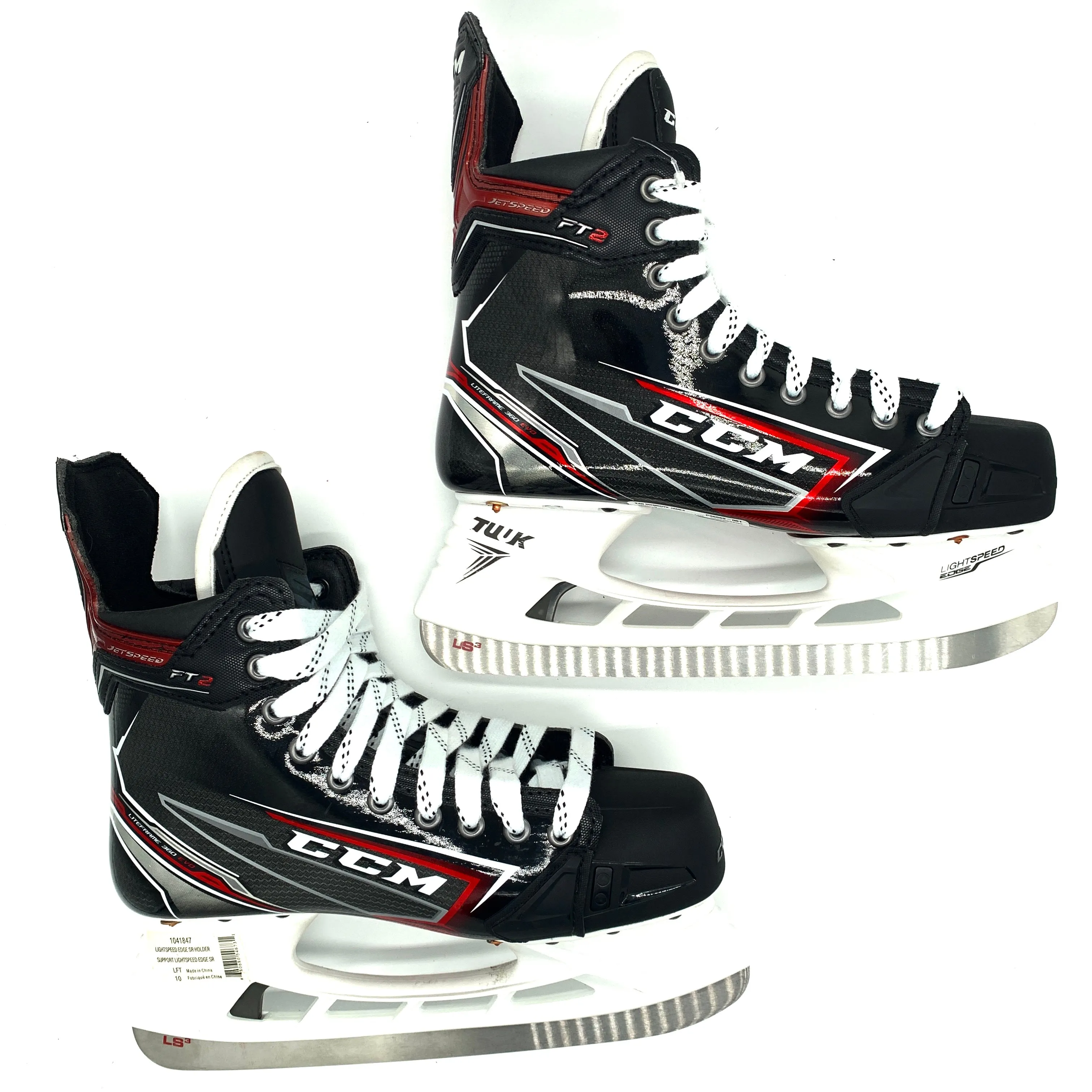 CCM Jetspeed FT2 - Pro Stock Hockey Skates - Size L9.5D/R9.75D - Arthur Kaliyev