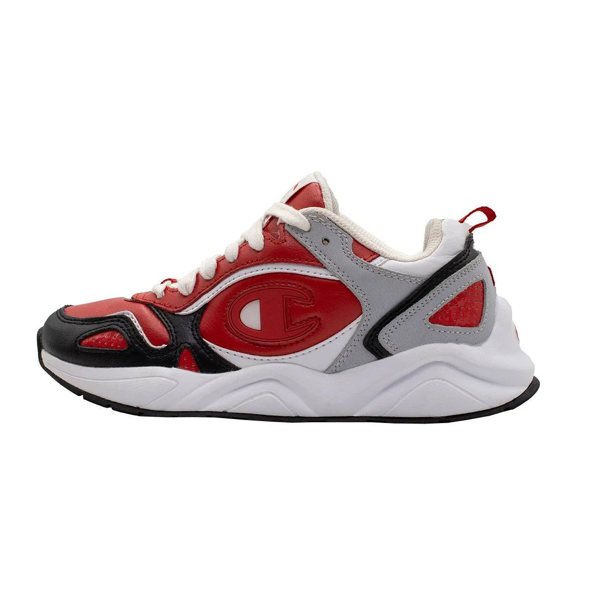 Champion Nxt Low-Top Sneakers Leather Red Colour For Men