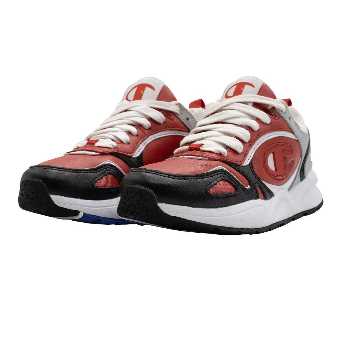 Champion Nxt Low-Top Sneakers Leather Red Colour For Men