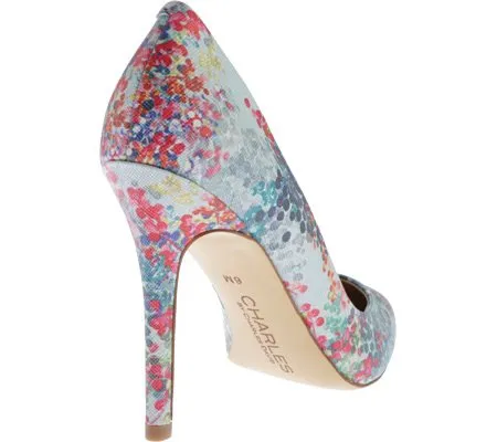 Charles David Pact Pump, Blossom Print Smooth (Women)