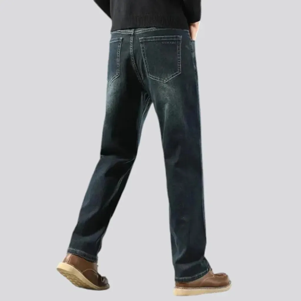 Classic dark wash men's jeans