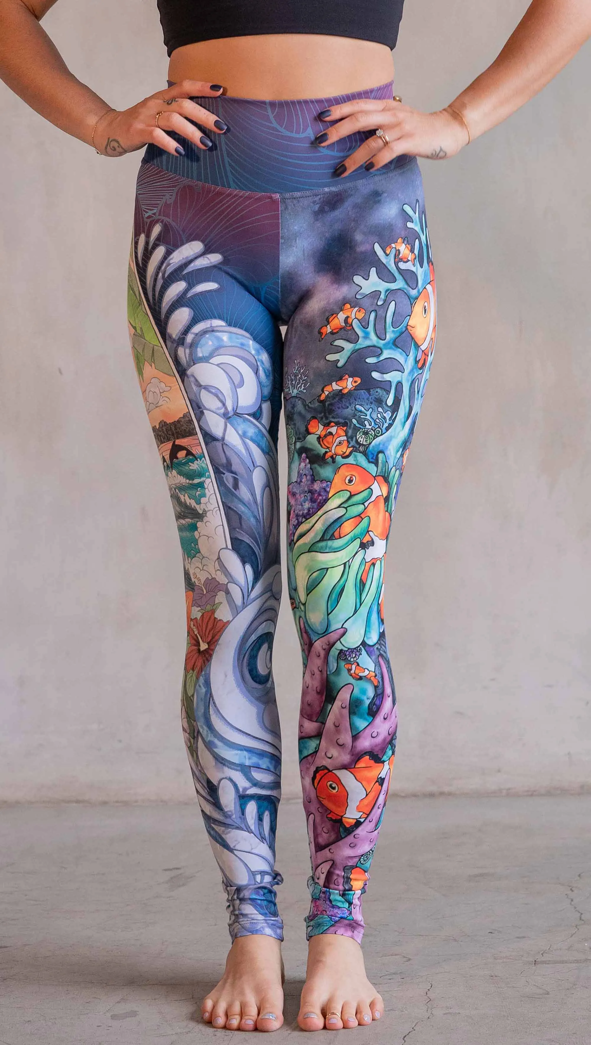 Clownfish Mashup - Athleisure Leggings