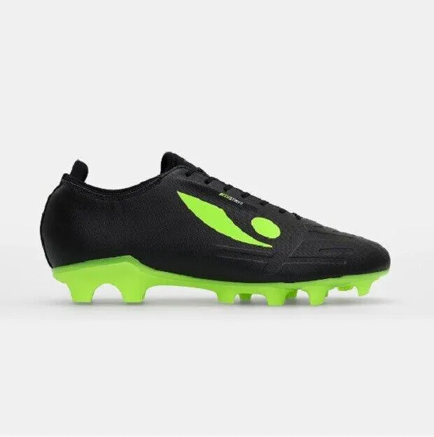 CONCAVE Halo Kids v2 FG Football Boot - Black/Green - YOUTH SHOE