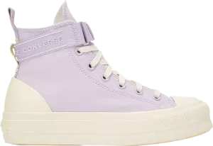 Converse Wmns Chuck Taylor All Star Lift Platform Utility Strap High Vapor Violet Sneakers