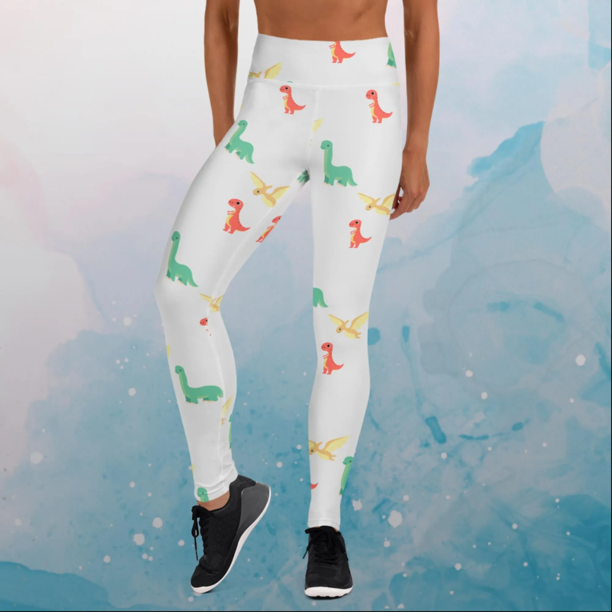 Cute Dinos Comfy Yoga Leggings