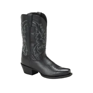 Dan Post Men's Black Tumbled Western Boots